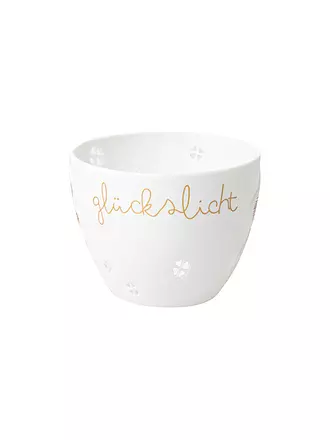 RAEDER | Poesielicht klein GLÜCKSLICHT 8x6,5cm Weiss | 